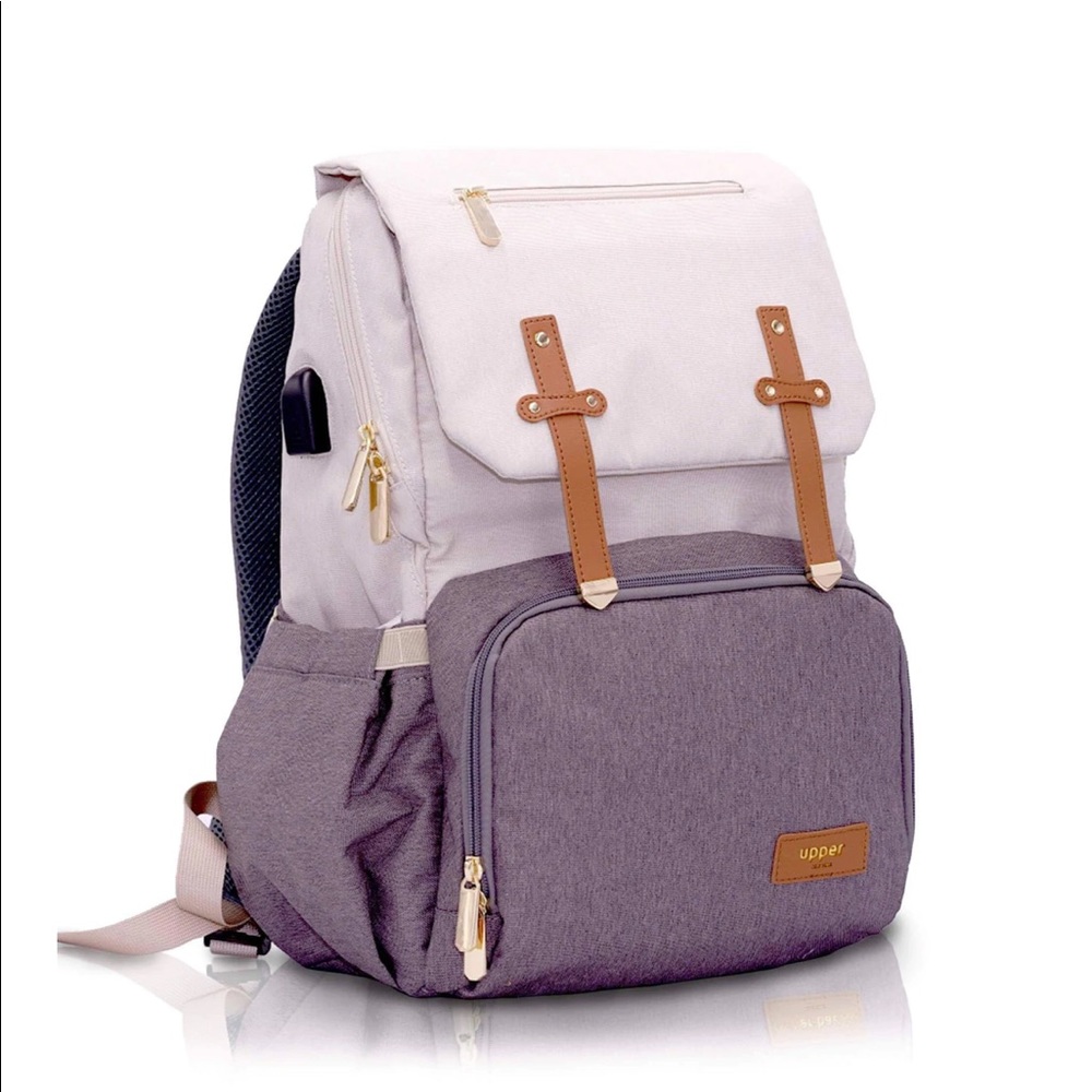 Milan - Limited Edition (USB Charging + Bottle Warmer) Diaper Bag Backpack